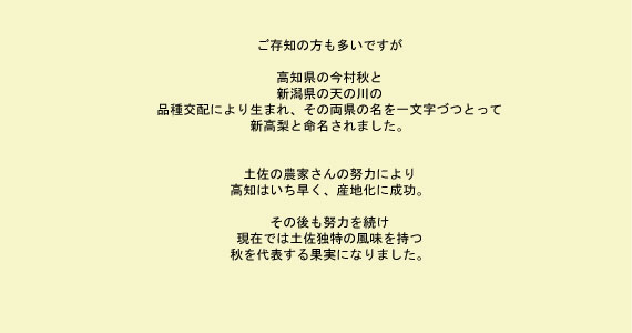 新高梨の由来