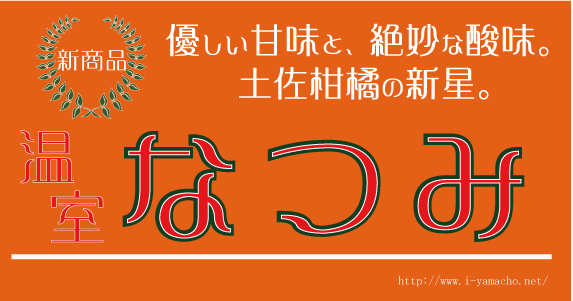 優しい甘さと程よい酸味が美味しい、なつみ。